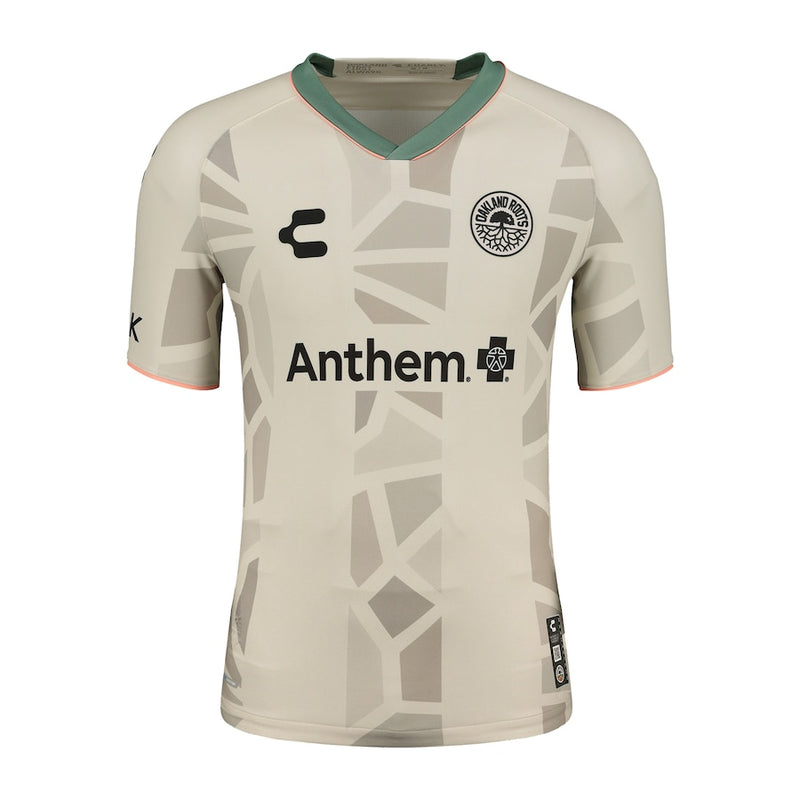 Oakland Roots SC Charly 2024 Away Authentic Jersey – Cream