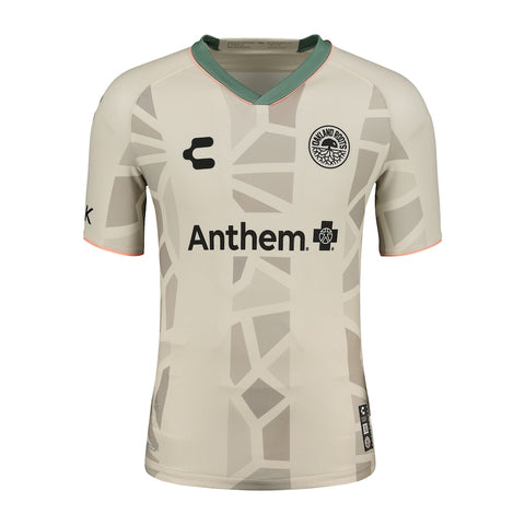 Oakland Roots SC Charly 2024 Away Authentic Jersey – Cream