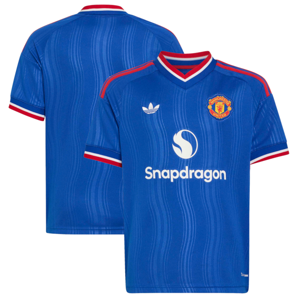 Manchester United Official-Adidas Youth 2026/27 Away Replica Jersey - Royal