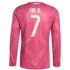 Vini Jr. Real Madrid Official-Adidas 2026/27 Third Replica Long Sleeve Jersey - Pink