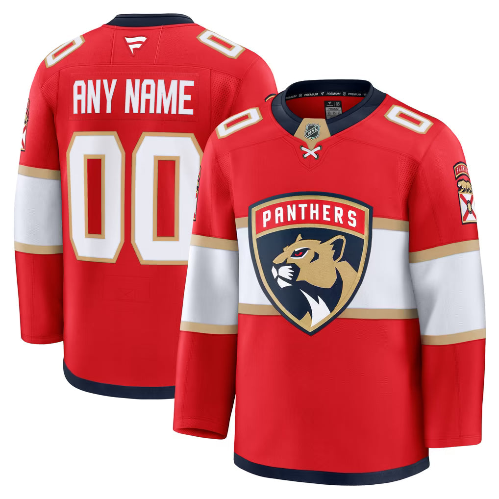 Teams Fans Shop Florida Panthers Fanatics Home Premium Custom Jersey Red