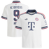 Harry Kane Bayern Munich Official-Adidas Youth 2026/27 Away Replica Jersey - White