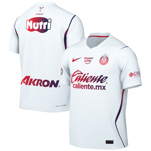 Chivas Official-Nike 2026/27 Away Match Authentic Jersey - White