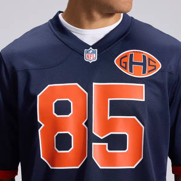 Cole Kmet Chicago Bears Official-Nike 2026 Rivalries Collection Game Jersey - Navy