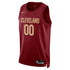 Teams Fans Shop Unisex Nike Cleveland Cavaliers Icon Swingman Custom Jersey Burgundy