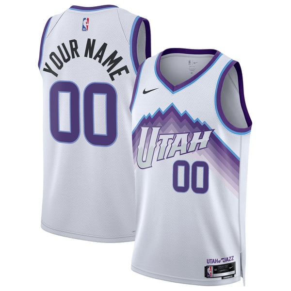 Teams Fans Shop Nike Unisex Utah Jazz Swingman Custom Jersey Association White