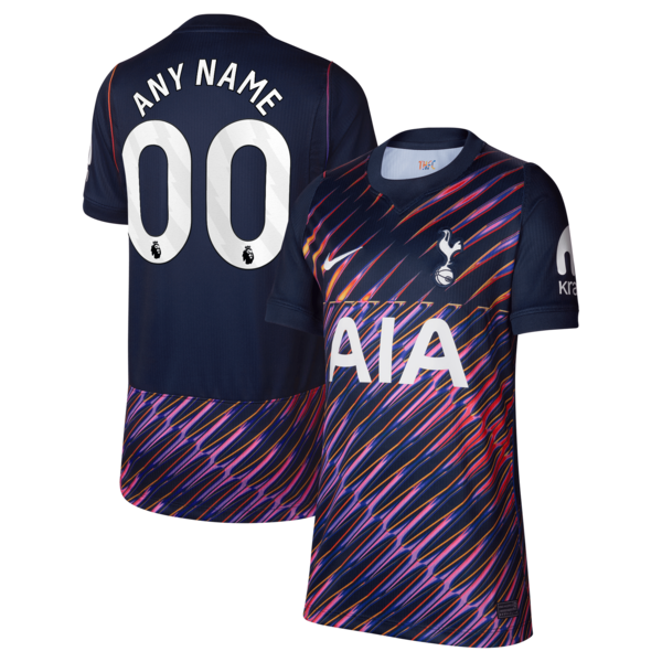 Official-nike Tottenham Hotspur 2026/27 Away Stadium Replica Custom Jersey Navy