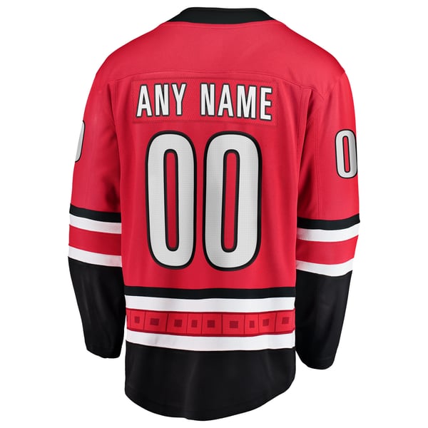 Teams Fans Shop Carolina Hurricanes Fanatics Alternate Breakaway Custom Jersey