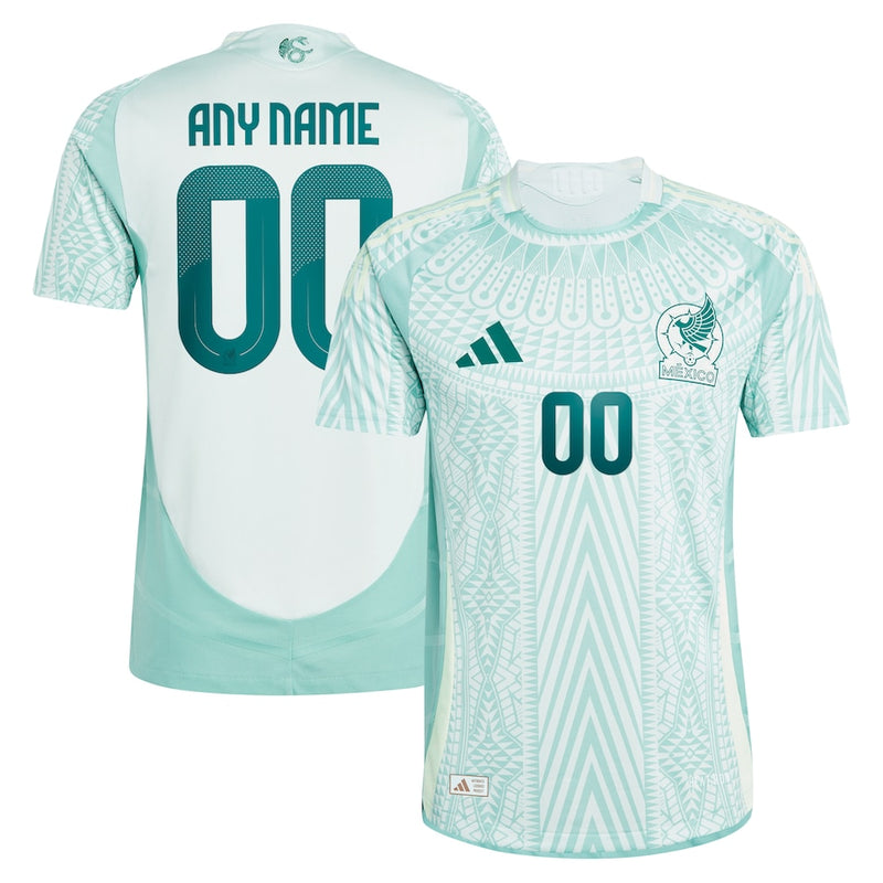 Mexico National Team adidas 2024 Away Authentic Custom Jersey - Green