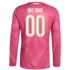 Real Madrid Official-Adidas 2026/27 Third Replica Custom Long Sleeve Jersey - Pink