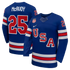 Teams Fans Shop Charlie McAvoy Nike US Hockey 2026 Home Jersey Royal