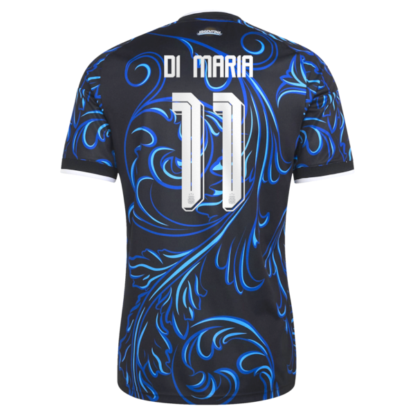 Official-Adidas Angel Di Maria Argentina National Team 2026 Away Replica Jersey Black