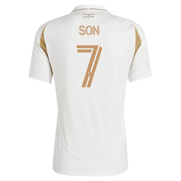 Son Heung-Min LAFC Official-Adidas 2025 Secondary Replica Player Jersey - White