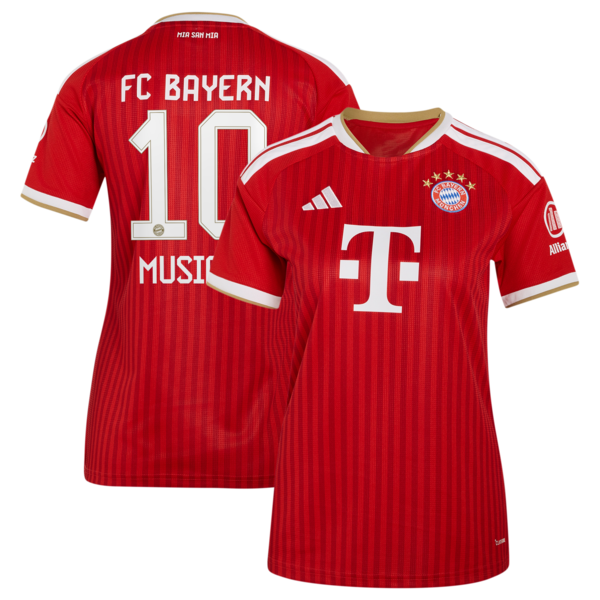 Official-Adidas Jamal Musiala Bayern Munich 2026/27 Home Replica Jersey Red