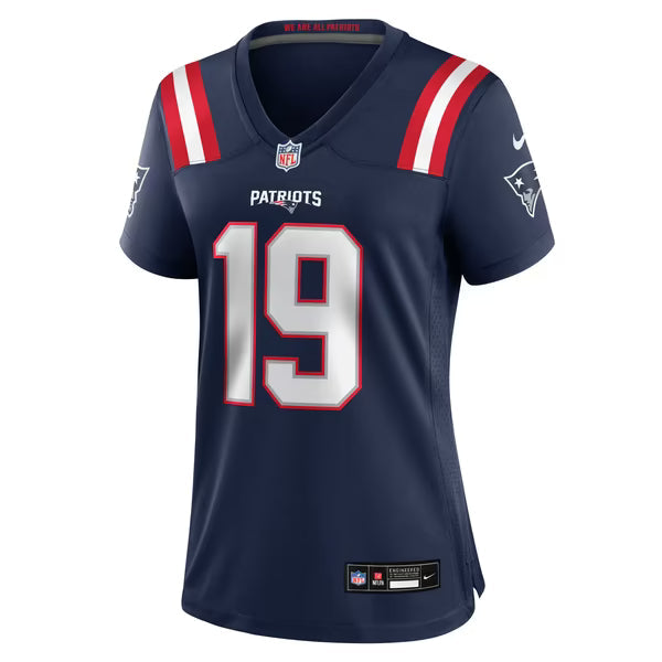 Kobee Minor New England Patriots Official-Nike Women's Team Game Jersey - Navy