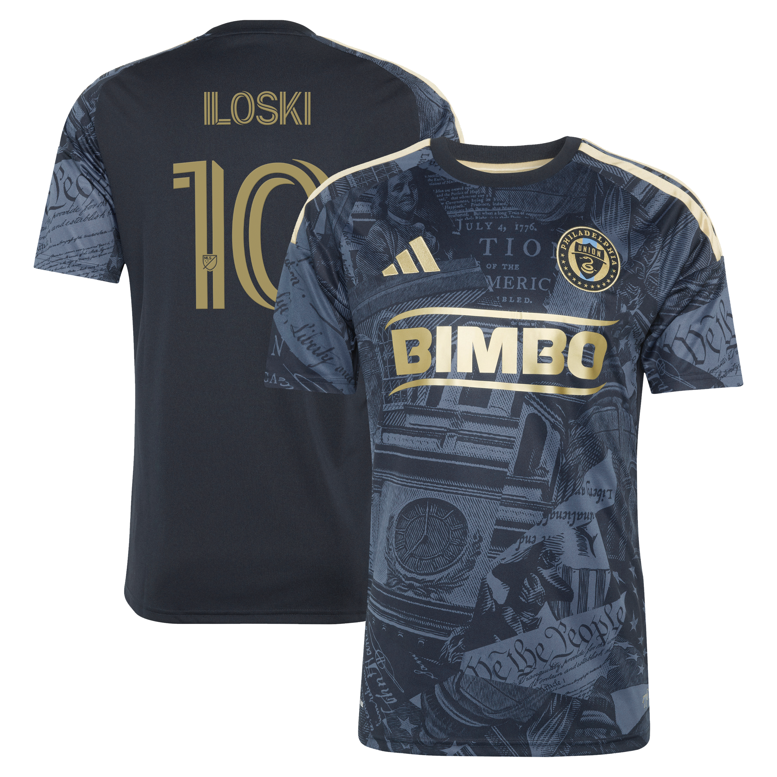 Milan Iloski Philadelphia Union Official-Adidas 2026 Archive Replica Jersey - Tan