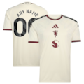 Manchester United Official-Adidas 2026/27 Third Replica Custom Jersey - Cream
