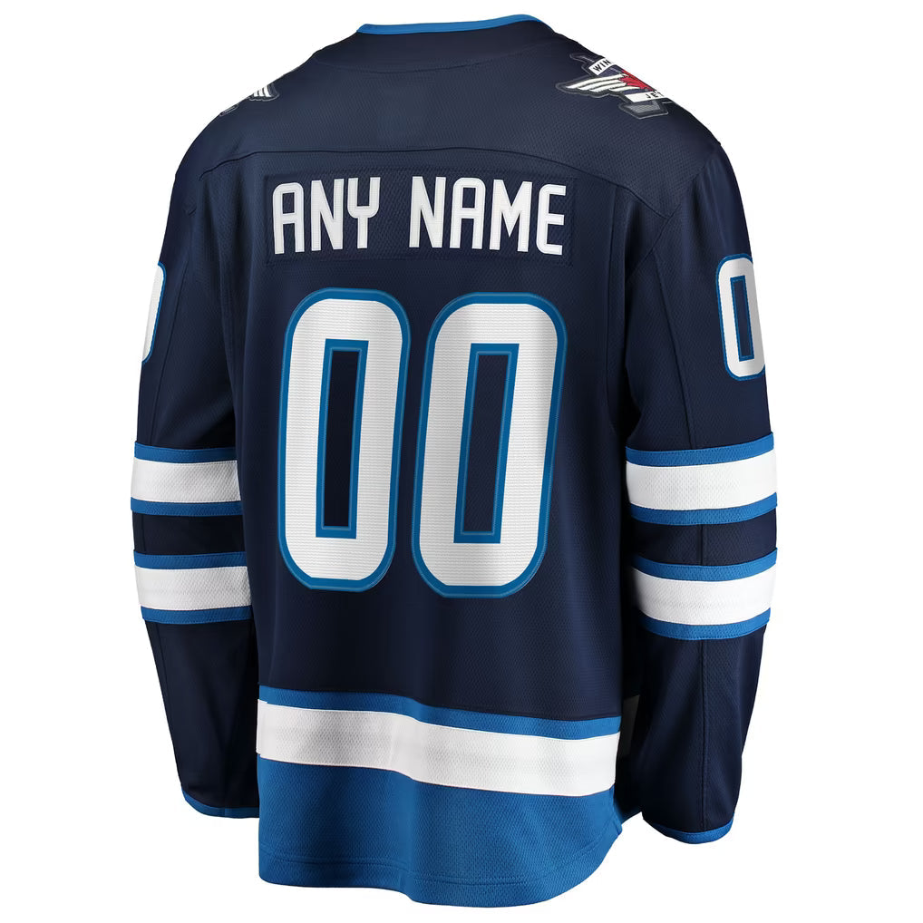 Teams Fans Shop Winnipeg Jets Fanatics Home Breakaway Custom Jersey