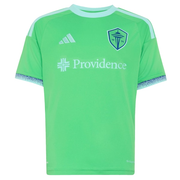 Official-Adidas Seattle Sounders FC Youth 2026 The Evergreen State Kit Replica Custom Jersey Rave Green