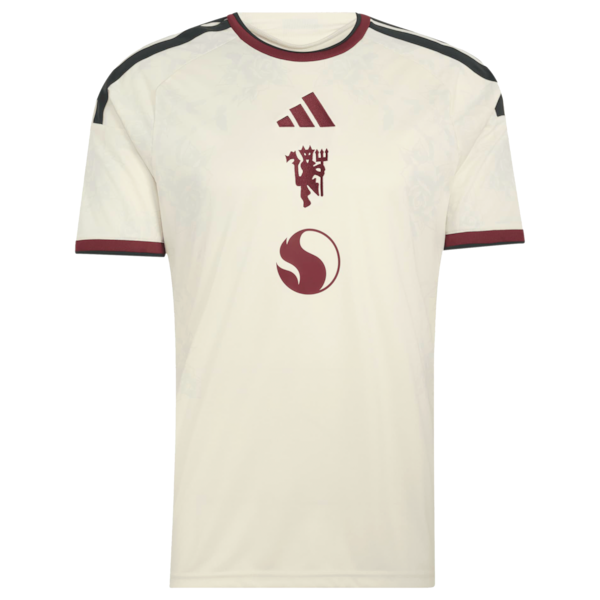 Kobbie Mainoo Manchester United Official-Adidas 2026/27 Third Replica Jersey - Cream