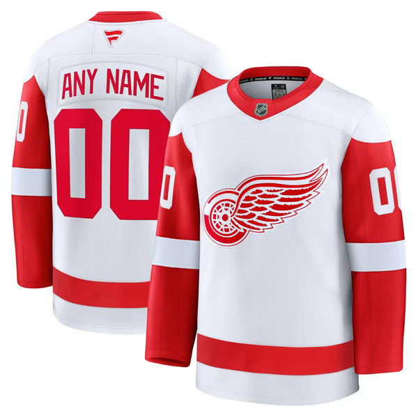 Teams Fans Shop Detroit Red Wings Fanatics Away Premium Custom Jersey