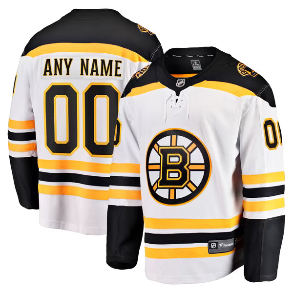 Teams Fans Shop Boston Bruins Fanatics Away Breakaway Custom Jersey