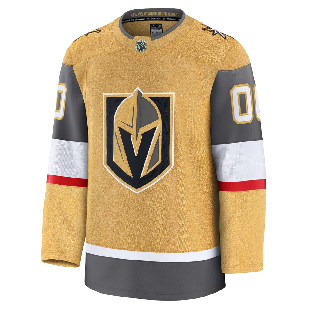 Teams Fans Shop Vegas Golden Knights Fanatics Home Premium Jersey - Gold