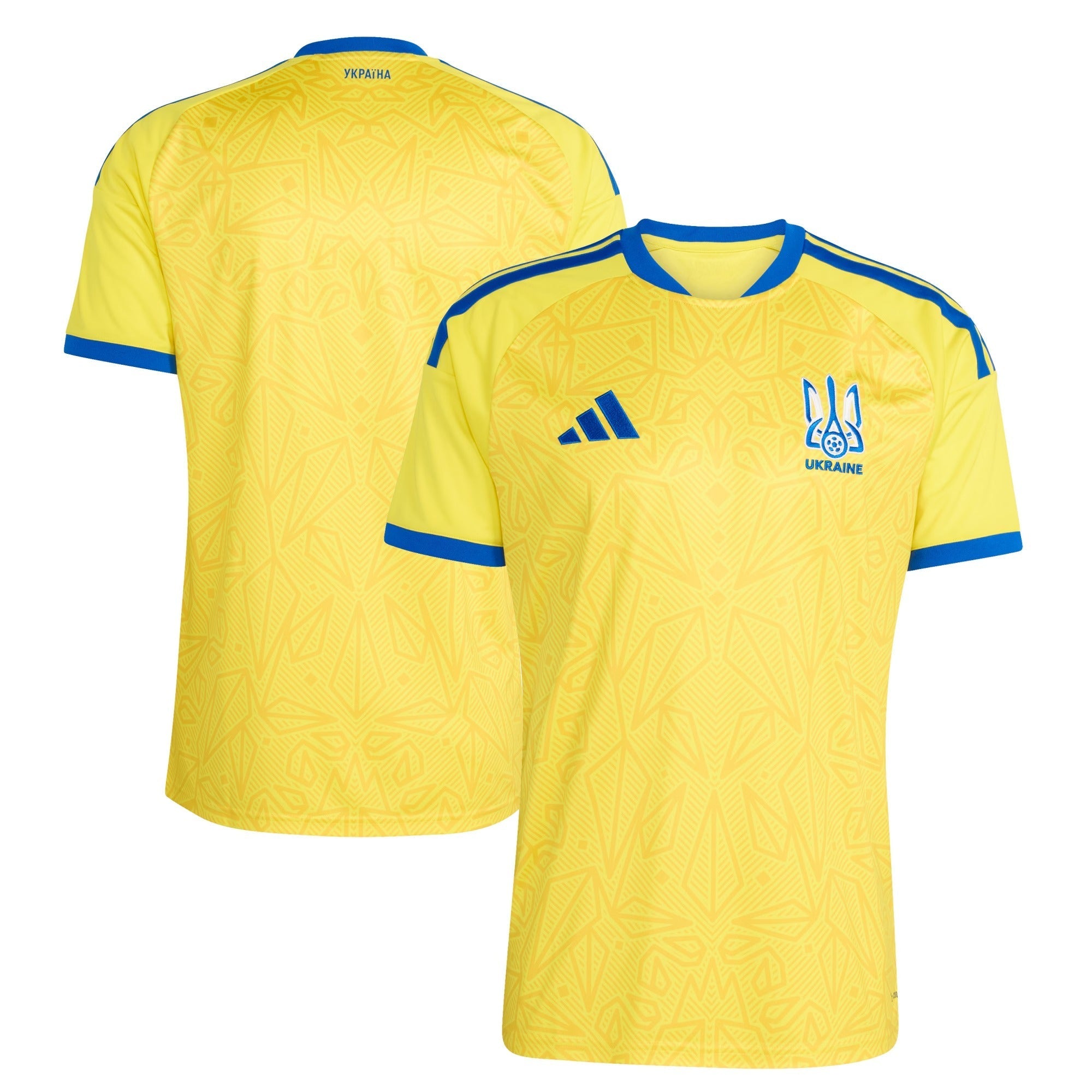 2026 Home Custom Soccer Jersey - Yellow (Ukraine) - Jersey Teams World