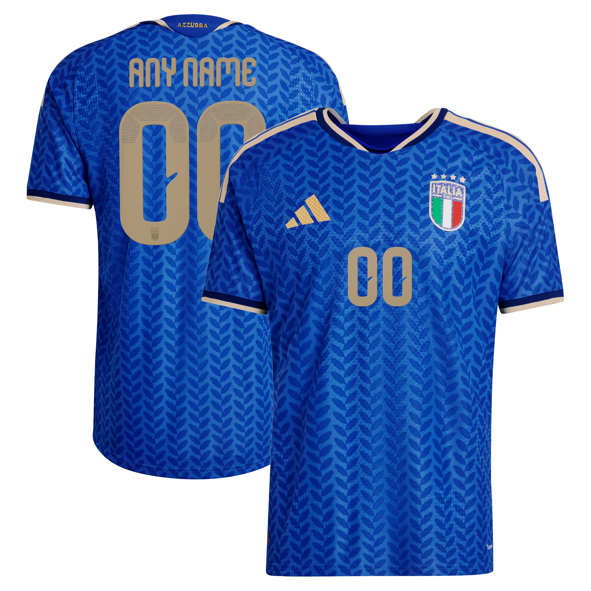 2026 Home Player Custom Jersey - Blue (Italy) - Jersey Teams World