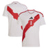 2026 Home Soccer Custom Jersey - White (Peru) - Jersey Teams World