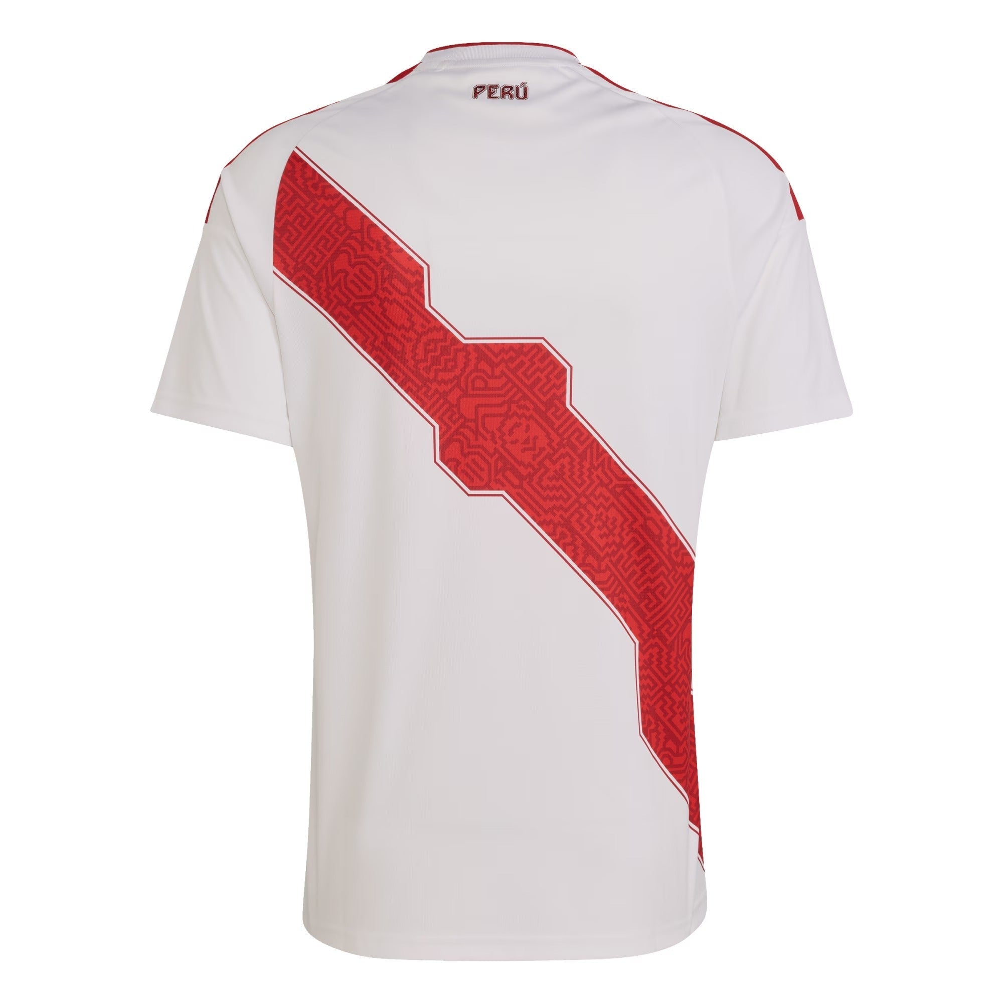 2026 Home Soccer Custom Jersey - White (Peru) - Jersey Teams World