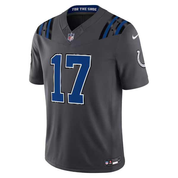 Daniel Jones Indianapolis Colts Official-Nike 2026 Rivalries Collection Stitched Limited Jersey - Anthracite