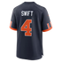 D'Andre Swift Chicago Bears Official-Nike 2026 Rivalries Collection Game Jersey - Navy