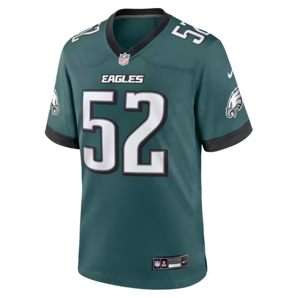 Jonathan Greenard Philadelphia Eagles Official-Nike Team Game Jersey - Midnight Green