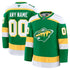 Teams Fans Shop Fanatics Minnesota Wild Alternate Premium Custom Jersey - Green