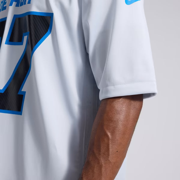 Aidan Hutchinson Detroit Lions Official-Nike 2026 Rivalries Collection Game Jersey - Silver