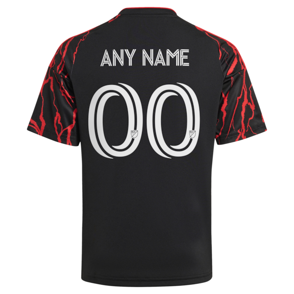 Official-Adidas New York Red Bulls 2026 The Rooted Kit Replica Custom Jersey Black
