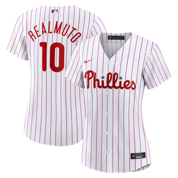 J.T. Realmuto Philadelphia Phillies Official-Nike Women's Home Replica Jersey - White