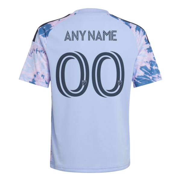 Official-Adidas San Jose Earthquakes Youth 2026 The Dead Kit Replica Custom Jersey Light Blue