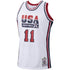 Teams Fans Shop Mitchell & Ness Karl Malone 1992 USA Jersey White