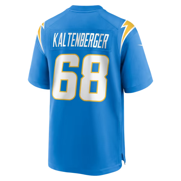 Josh Kaltenberger Los Angeles Chargers Official-Nike Team Game Jersey - Powder Blue