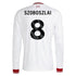 Dominik Szoboszlai Liverpool Official-Adidas 2026/27 Away Replica Long Sleeve Jersey - White