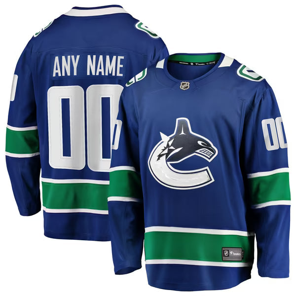 Teams Fans Shop Vancouver Canucks Fanatics Breakaway Home Jersey - Blue
