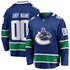 Teams Fans Shop Vancouver Canucks Fanatics Breakaway Home Jersey - Blue