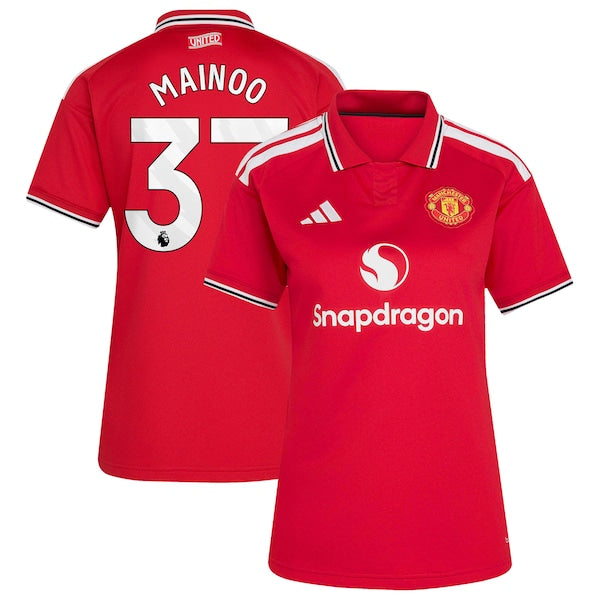 Official-Adidas Kobbie Mainoo Manchester United 2026/27 Home Stadium Replica Jersey Red
