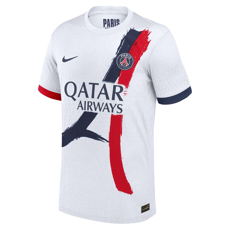 Paris Saint-Germain Nike 2024/25 Away Customized Jersey - White