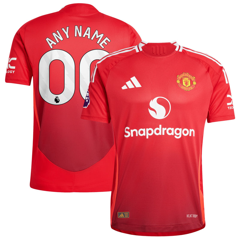 Manchester United adidas Shirt 2024/2025 Home Custom Jersey - Red