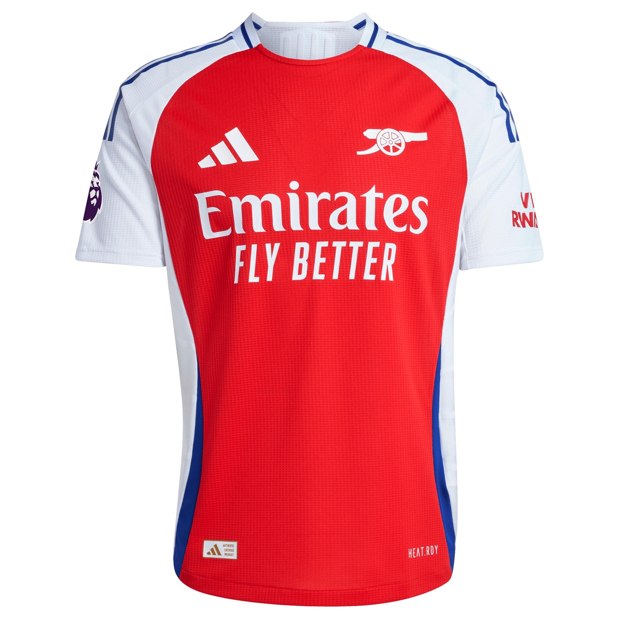 Declan Rice 41 Arsenal adidas 2024/25 Home Player Jersey – Red