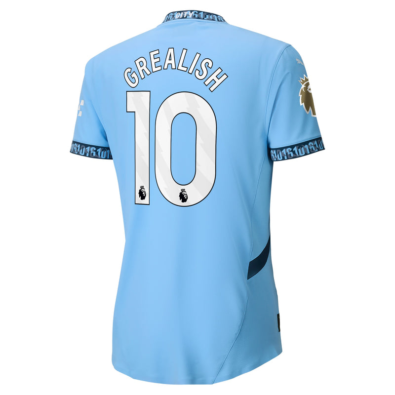 Jack Grealish Manchester City Puma 2024/25 Home Player Jersey - Light Blue