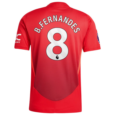 Bruno Fernandes Manchester United Shirt 2024/2025 Home Player Jersey - Red